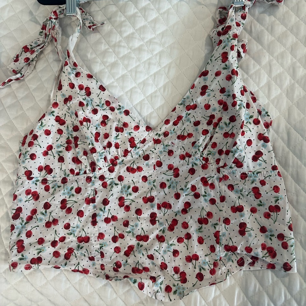 REVOLVE // More to Come Cherry Top